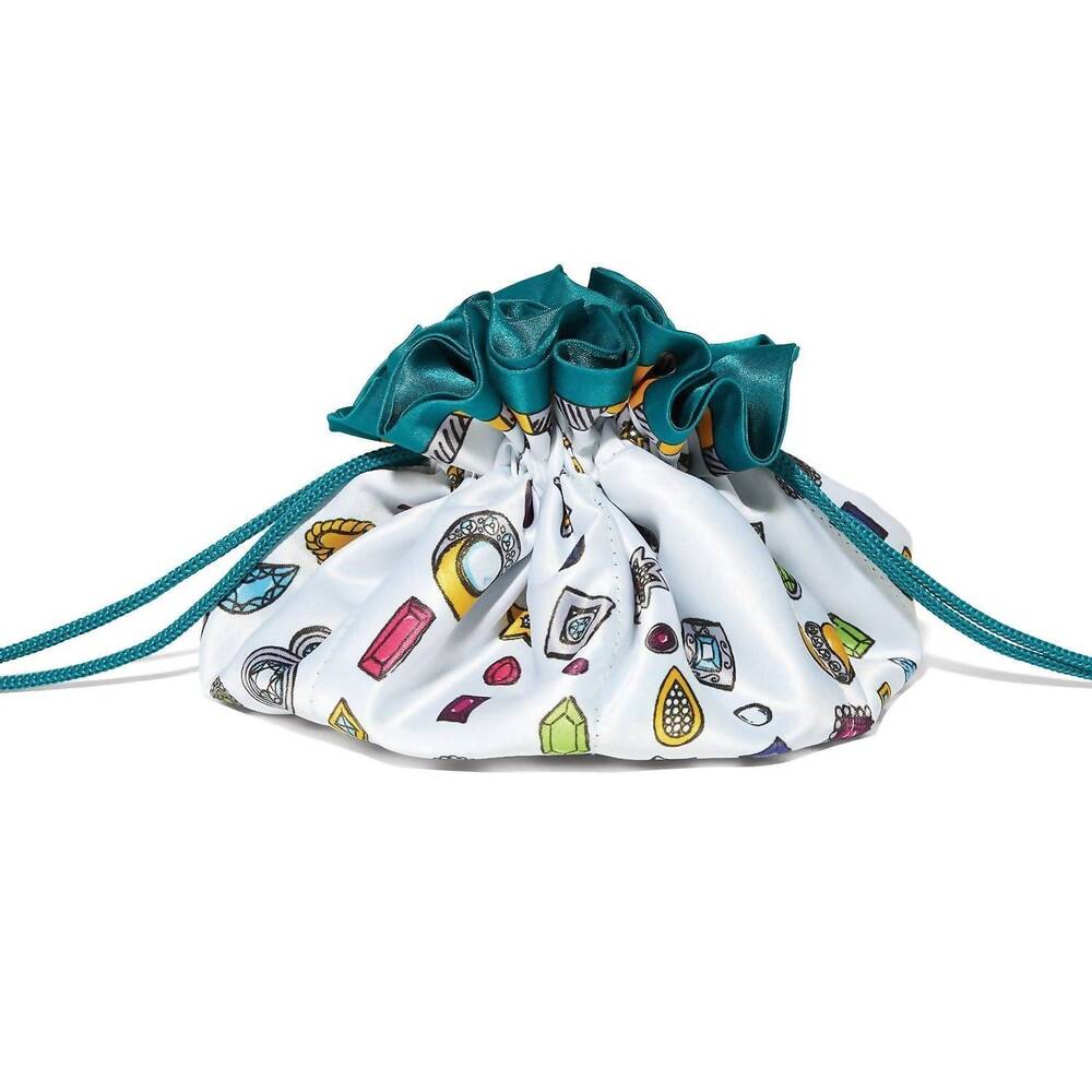 NEW BRIGHTON women's charmed love drawstring jewelry pouch